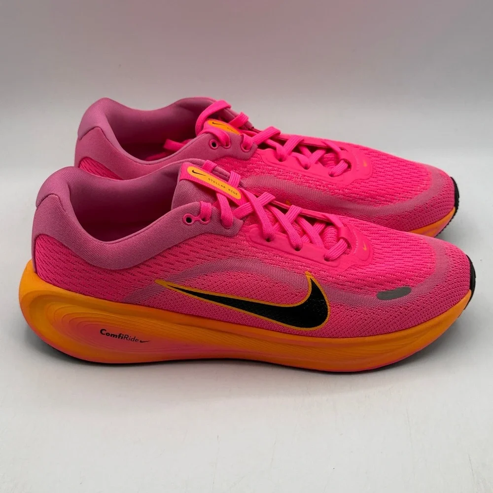 Nike Stellar Ride Shoes Youth Size 6Y Pink Orange Running HQ3266-603